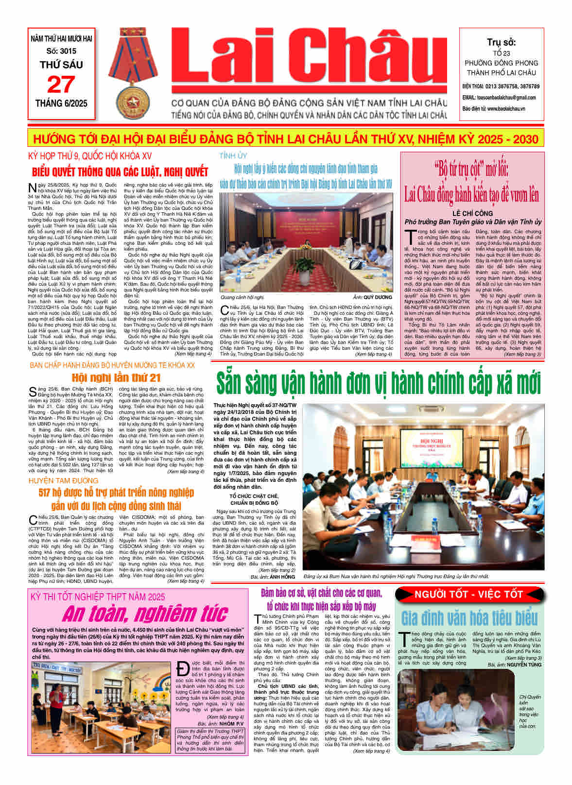 Số 3015 ngày 27/06/2025