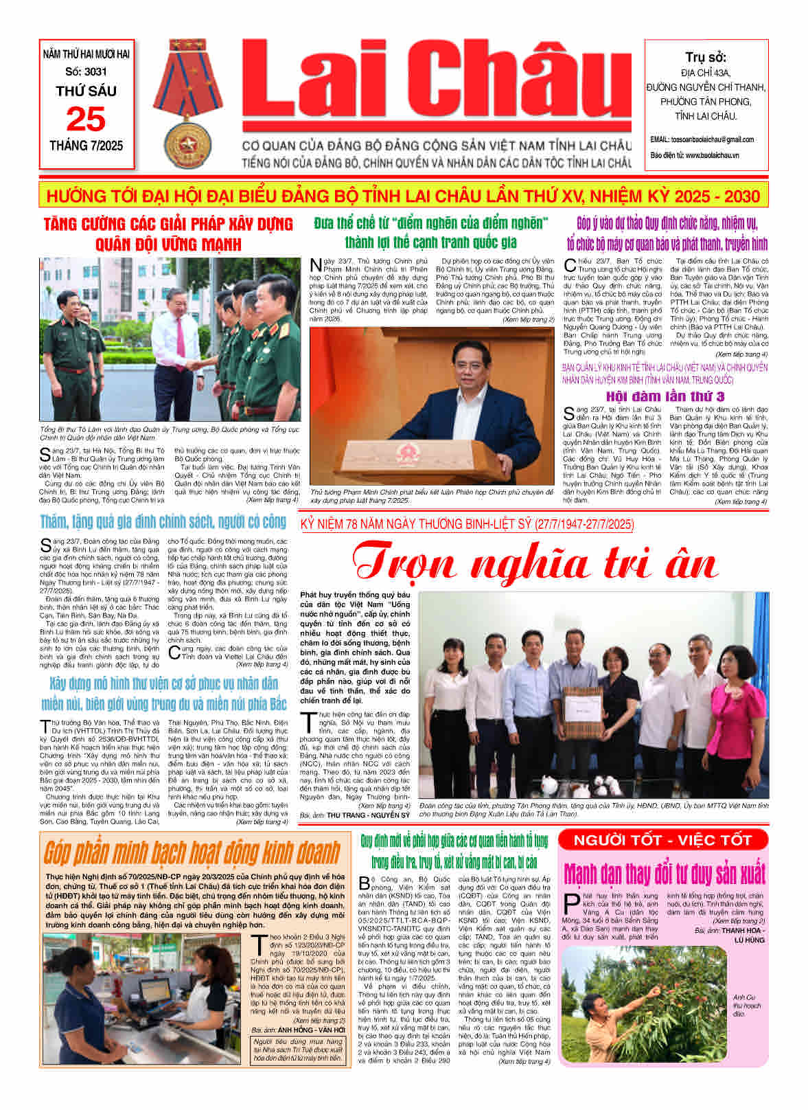 Số 3031 ngày 25/07/2025