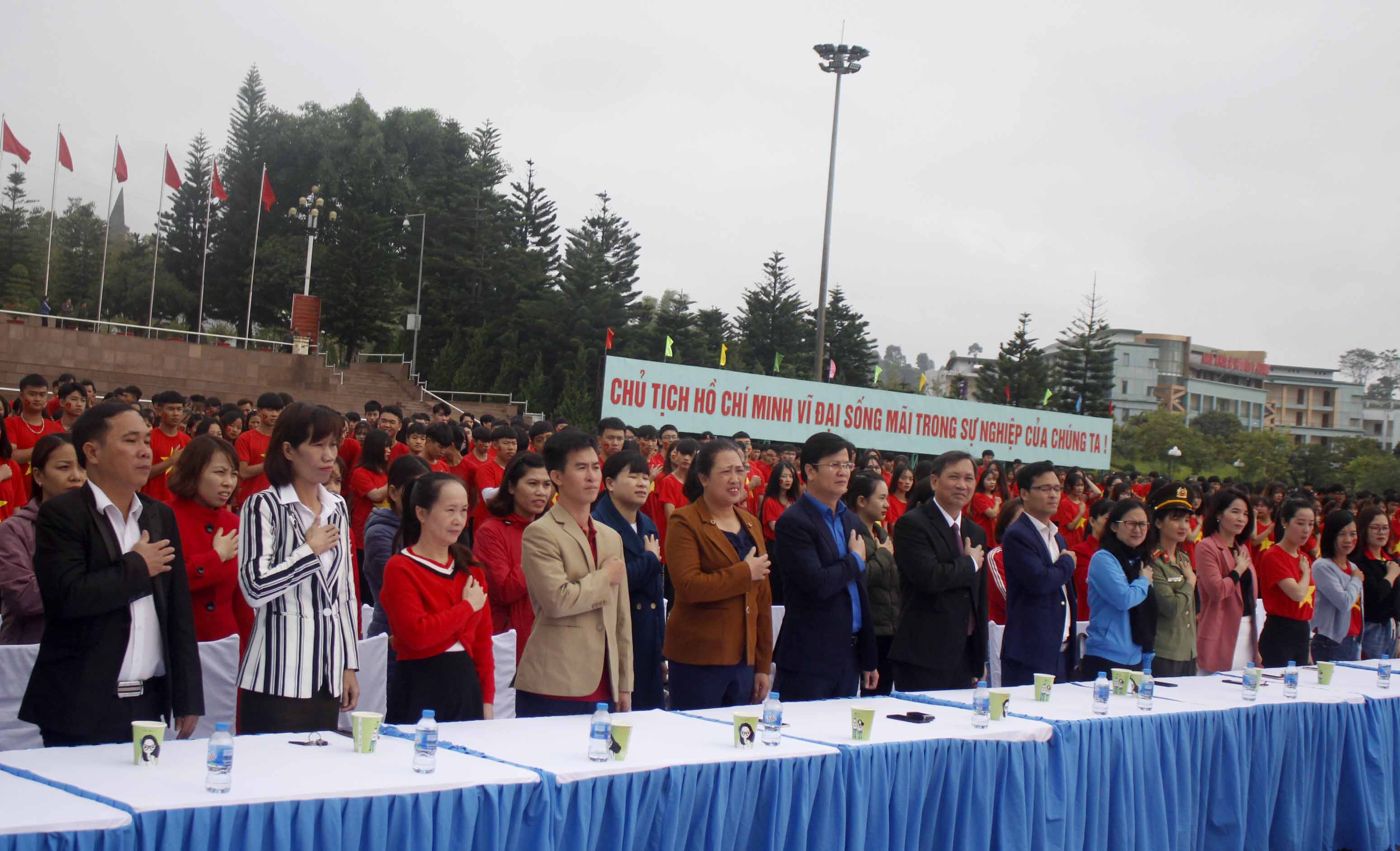 Quang cảnh chương trình Hành trình “Tôi yêu Tổ quốc tôi”.