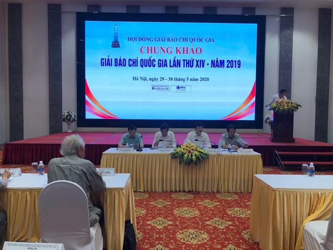 Khai mạc vòng chấm Chung khảo giải Báo chí Quốc gia. (Ảnh: Lệ Quyên)