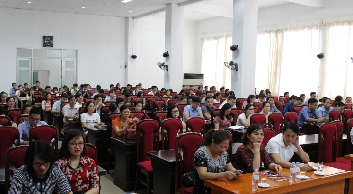 Quang cảnh lễ khai giảng