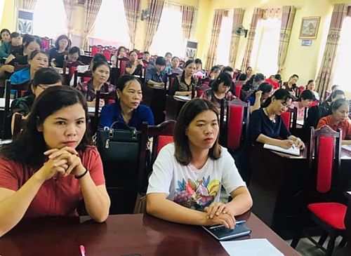 Học viên tham dự lớp tập huấn.