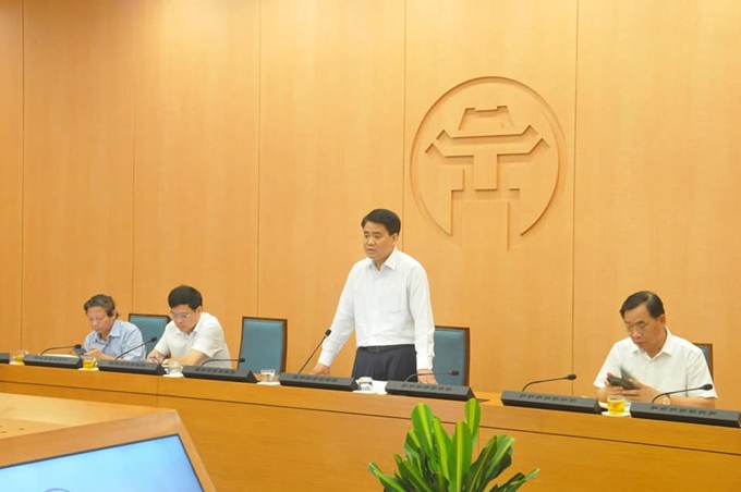  Chủ tịch Hà Nội yêu cầu cơ quan chức năng chạy đua với thời gian, xét nghiệm những người về từ Đà Nẵng - Ảnh: PC