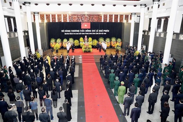 Toàn văn Lời điếu tại Lễ truy điệu nguyên Tổng Bí thư Lê Khả Phiêu