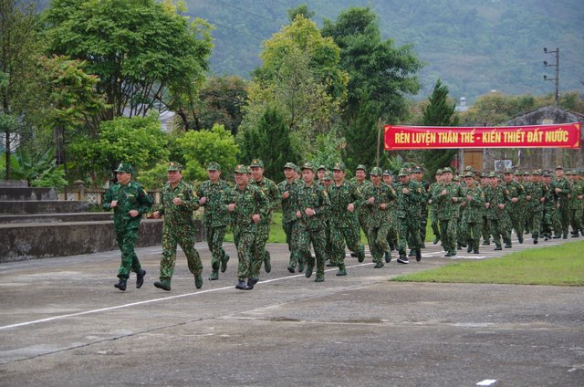 Cán bộ, chiến sỹ Bộ Chỉ huy BĐBP tỉnh tham gia “Ngày chạy thể thao quân sự” kết hợp “Ngày chạy Olympic” vì sức khỏe toàn dân năm 2021.