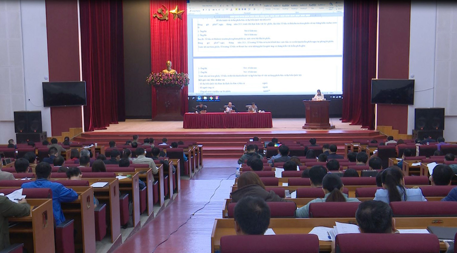Quang cảnh Hội nghị tập huấn.