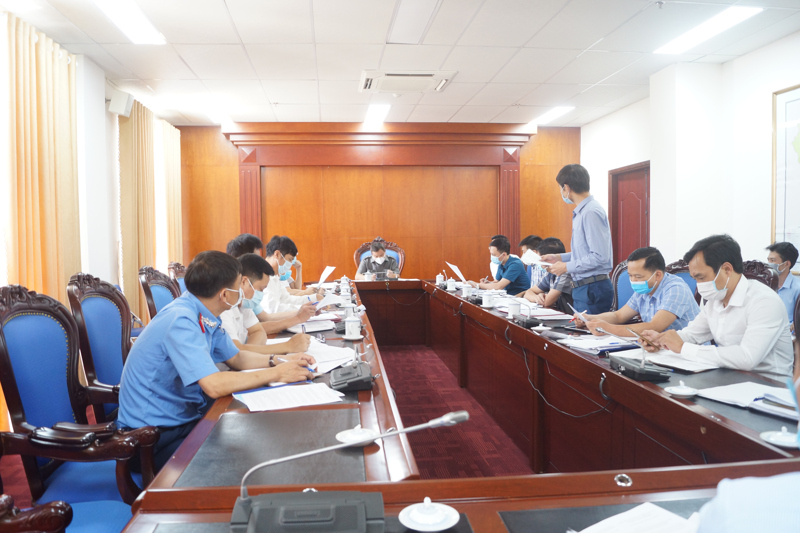 Quang cảnh buổi làm việc.