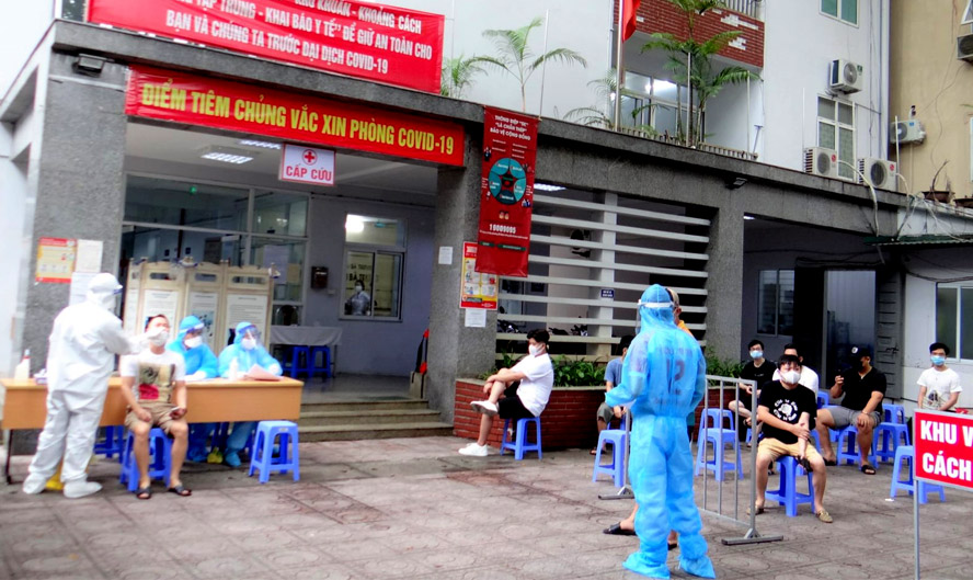 Sáng 24-7, Hà Nội ghi nhận thêm 9 ca mắc Covid-19, đều là F1