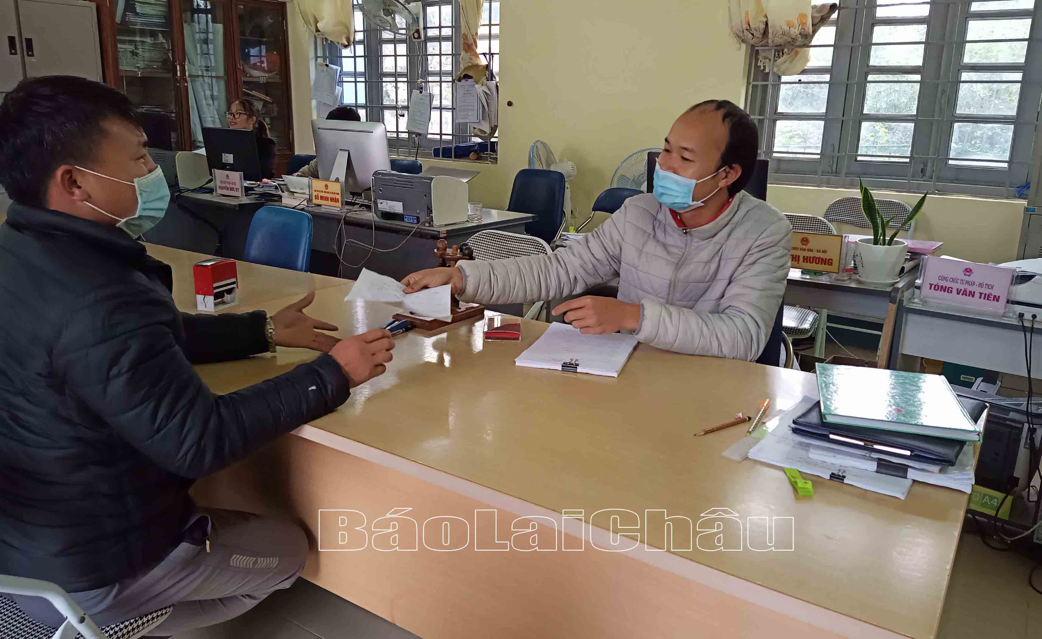 Bộ phận “Một cửa” xã Phúc Khoa (huyện Tân Uyên) 