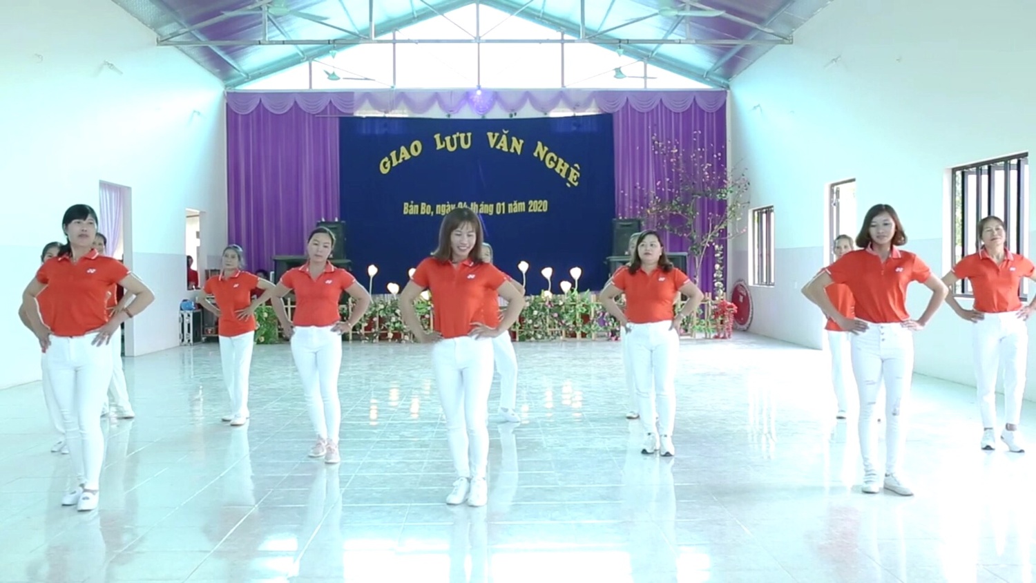 Lan tỏa phong trào khiêu vũ ở Hưng Bình
