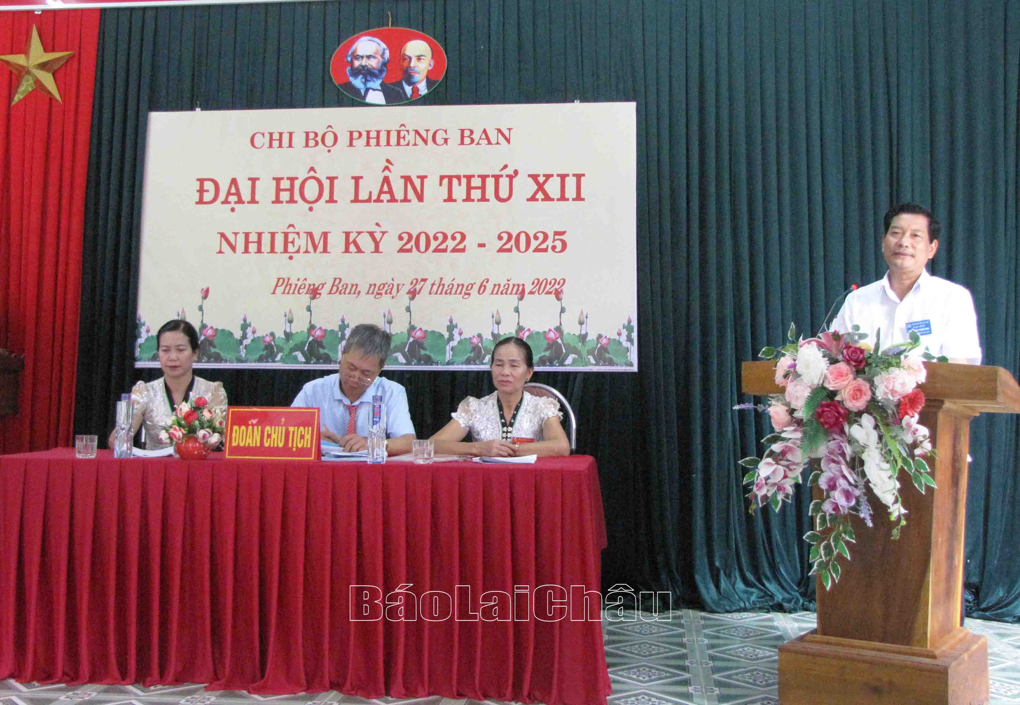 Đồng chí Chu Lê Chinh - Ủy viên Ban Thường vụ Tỉnh ủy, Phó Chủ tịch HĐND tỉnh phát biểu chỉ đạo Đại hội.
