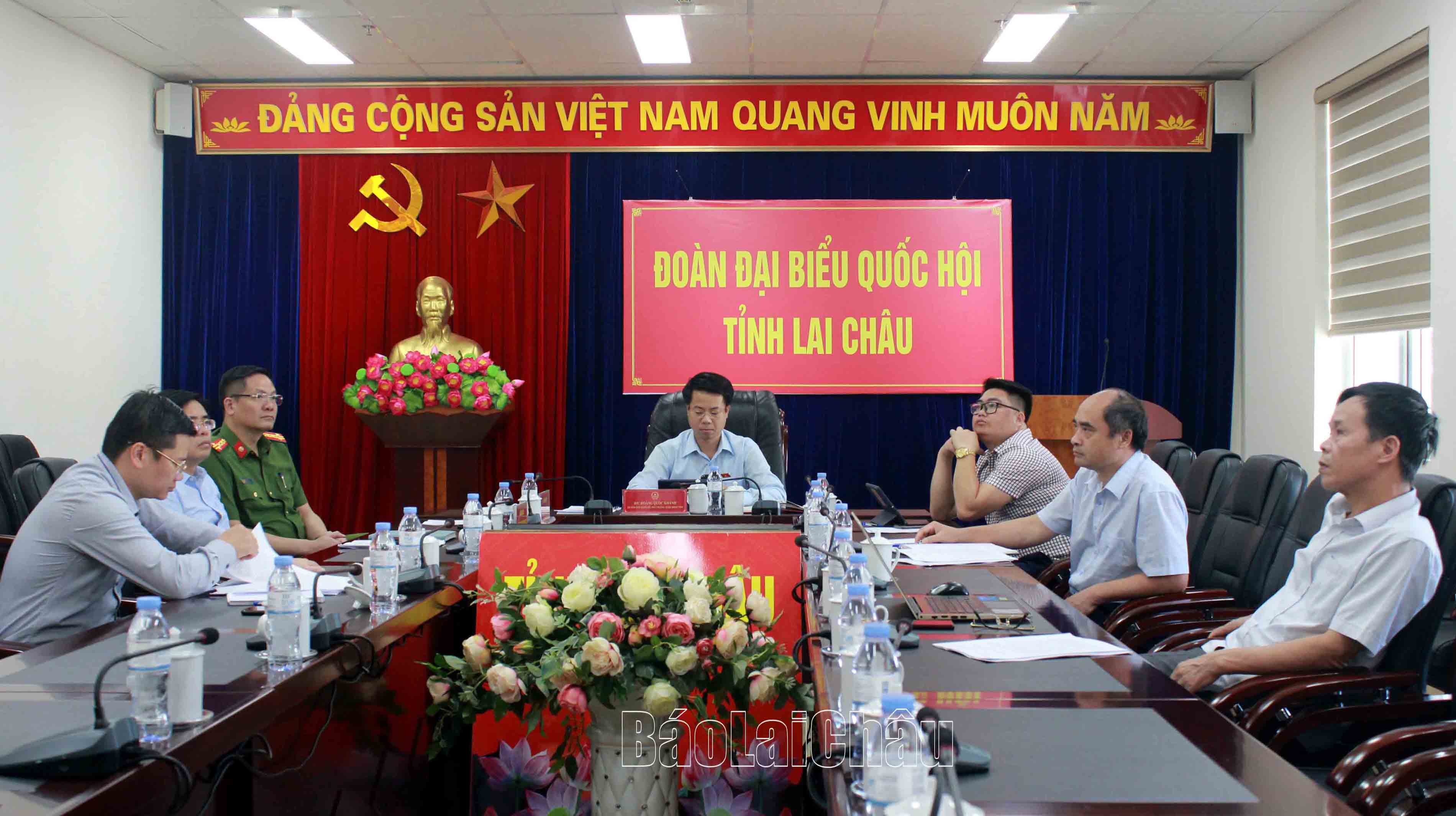 -	Quang cảnh Hội nghị tại điểm cầu tỉnh.