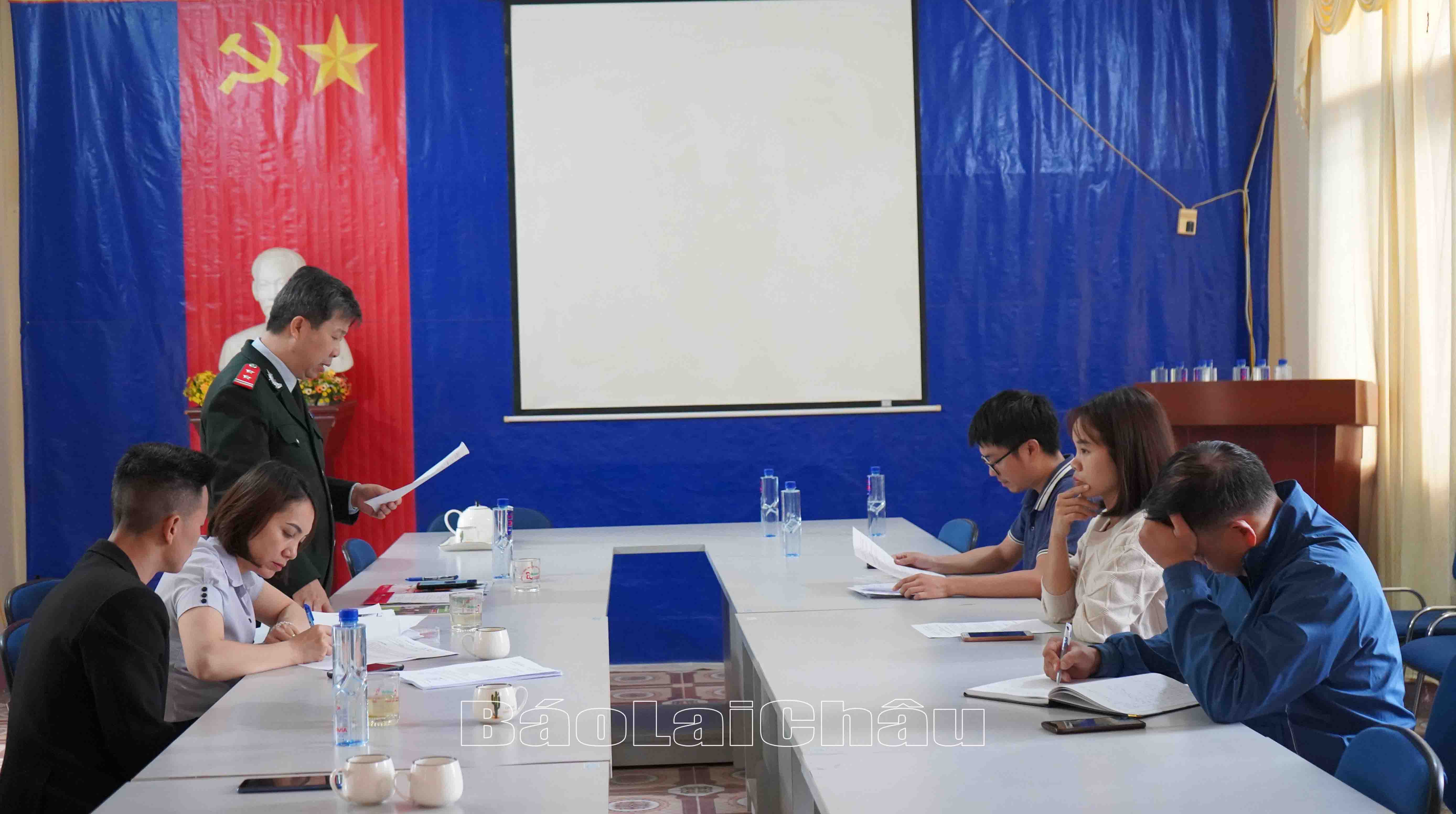  đoàn giám sát pcthtl tỉnh giám sát công tác pcthtl tại Trường THPT Mường Tè
