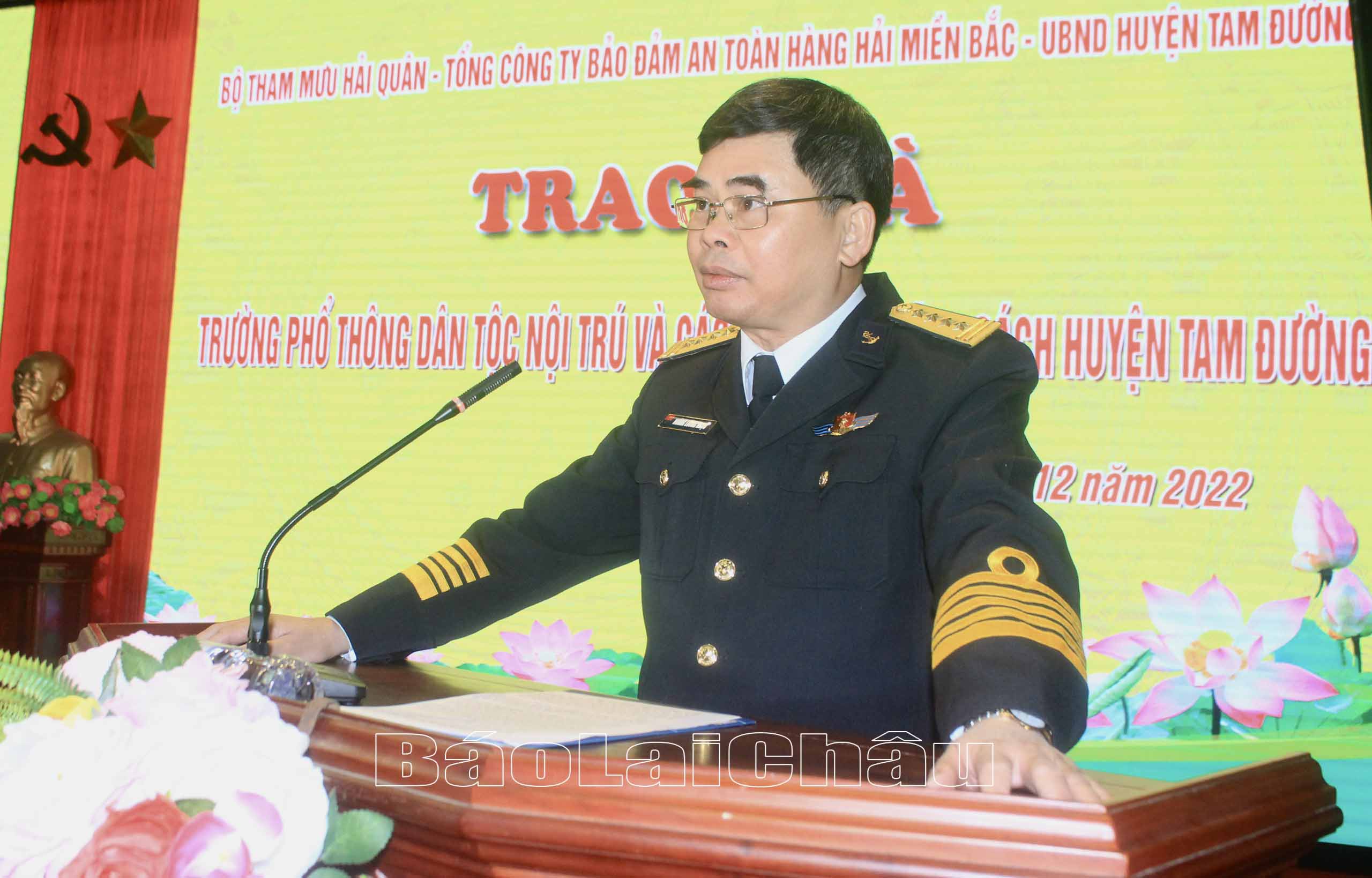 Đại tá Hoàng Lương Ngọc- Bí thư Đảng ủy Bộ tham mưu, Phó Tham mưu trưởng Hải quân