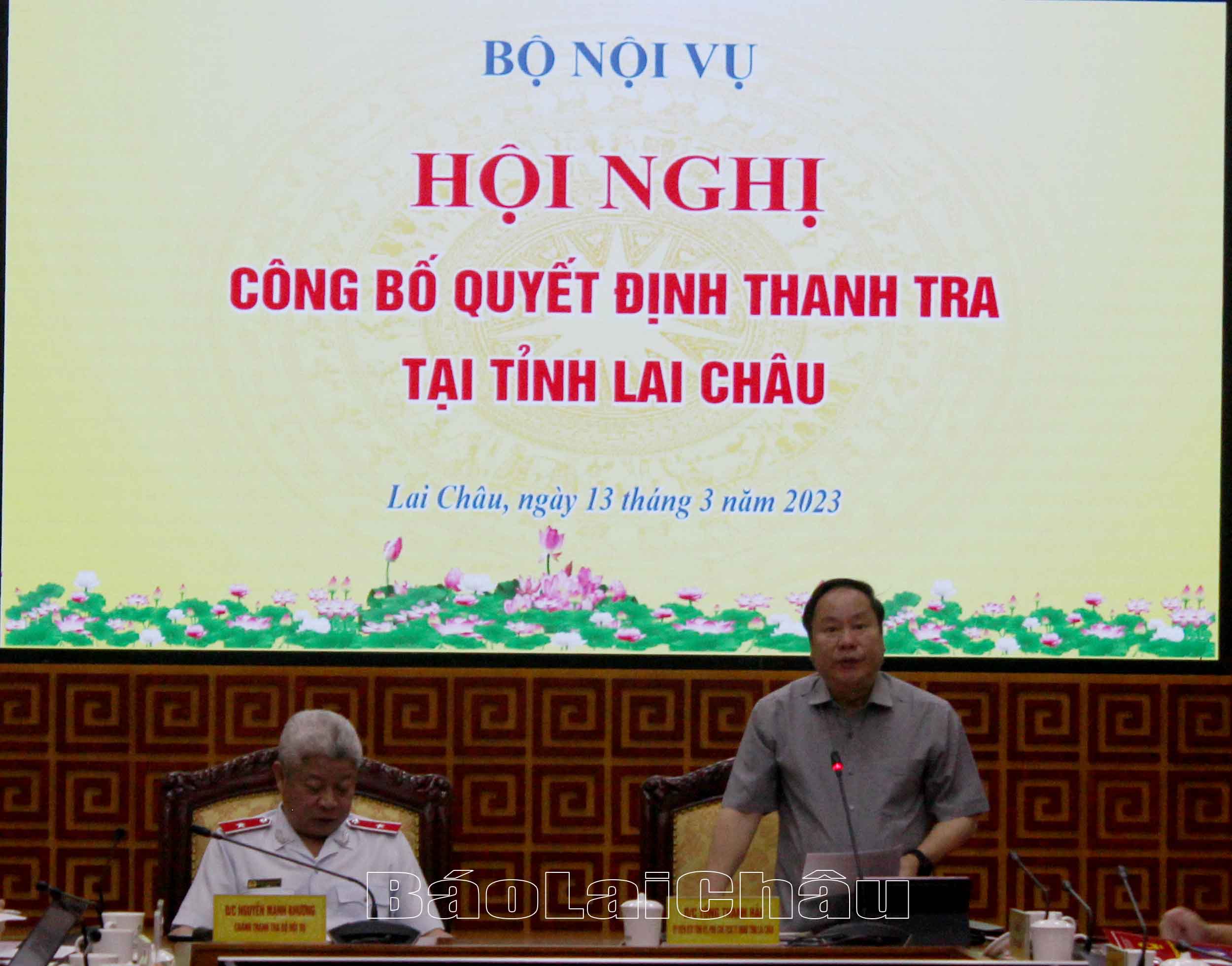 đồng chí Tống Thanh Hải - Ủy viên Ban Thường vụ Tỉnh ủy, Phó Chủ tịch Thường trực UBND tỉnh phát biệu tại hội nghị.