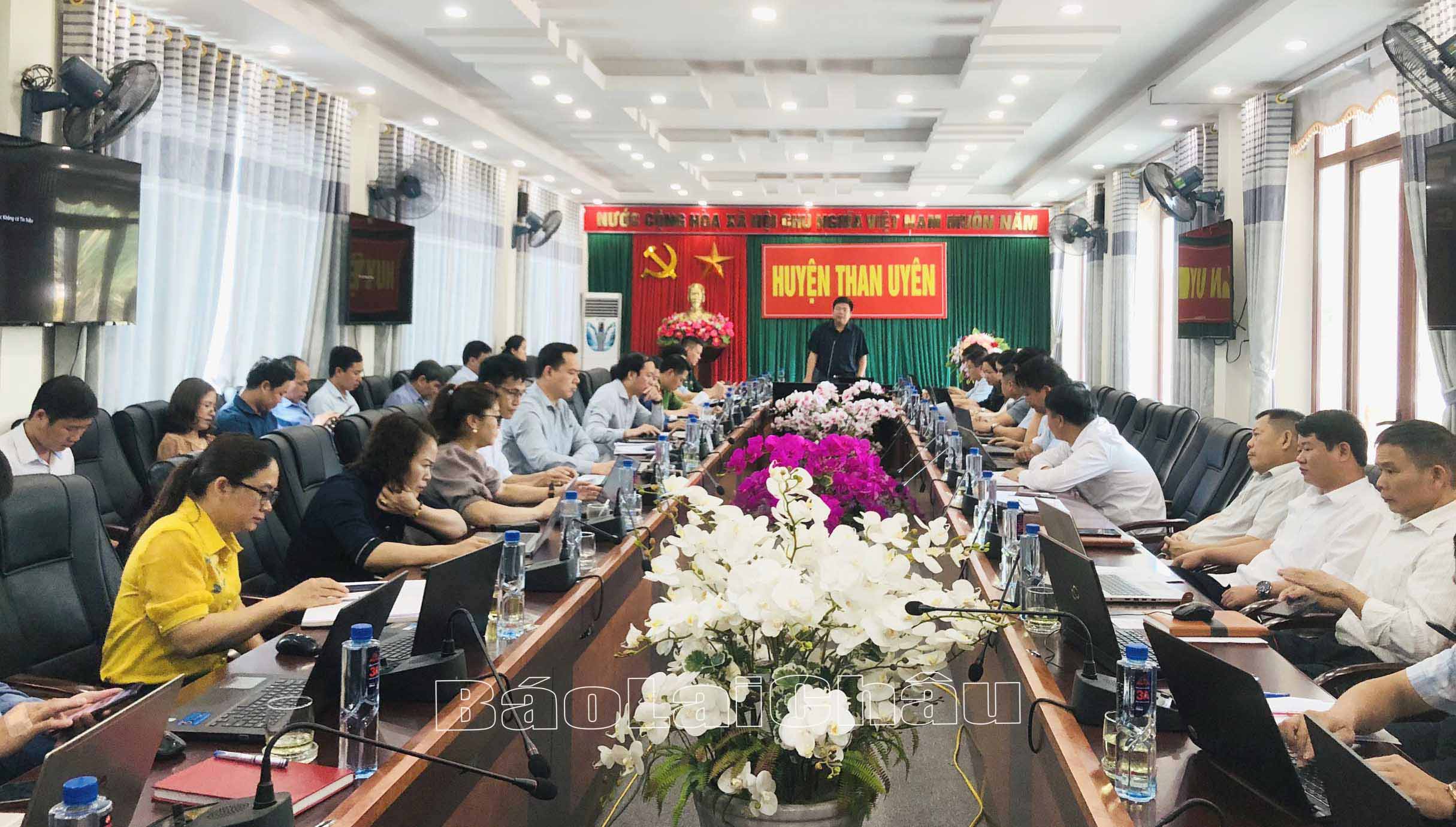 UBND huyện Than Uyên triển khai nhiệm vụ trọng tâm quý II/2023