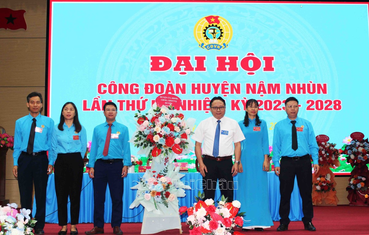 Đại hội Công đoàn huyện Nậm Nhùn lần thứ III, nhiệm kỳ 2023-2028