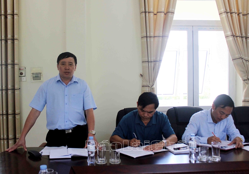 đồng chí Bùi Xuân Thu - Chủ tịch Liên minh HTX tỉnh, Phó Ban Thường trực BCĐ Phát triển KTTT tỉnh 