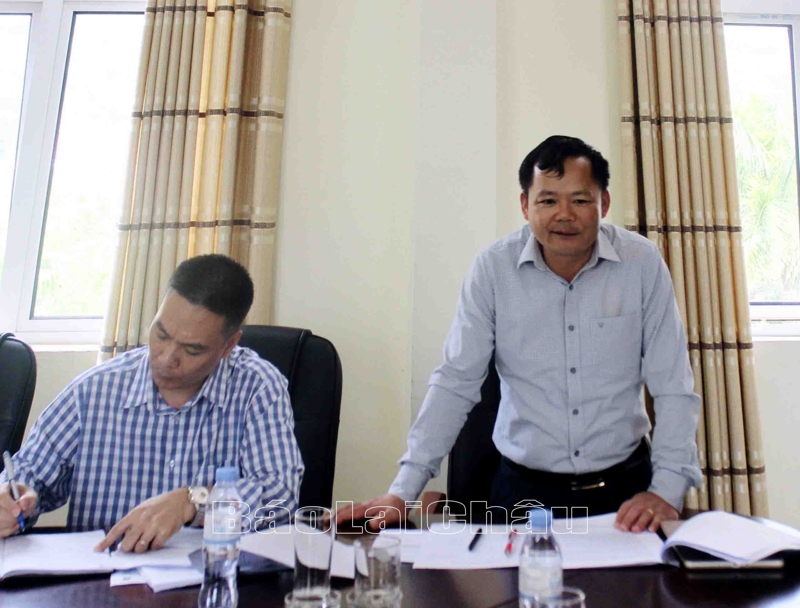 đồng chí Phong Vĩnh Cường - Phó Chủ tịch UBND huyện Tam Đường, Trưởng BCĐ Phát triển KTTT huyện Tam Đường