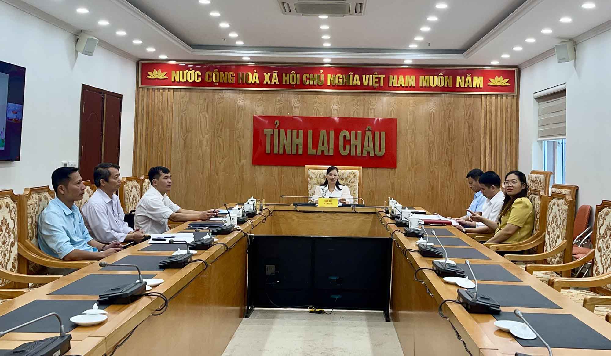 Hội nghị tại điểm cầu tỉnh
