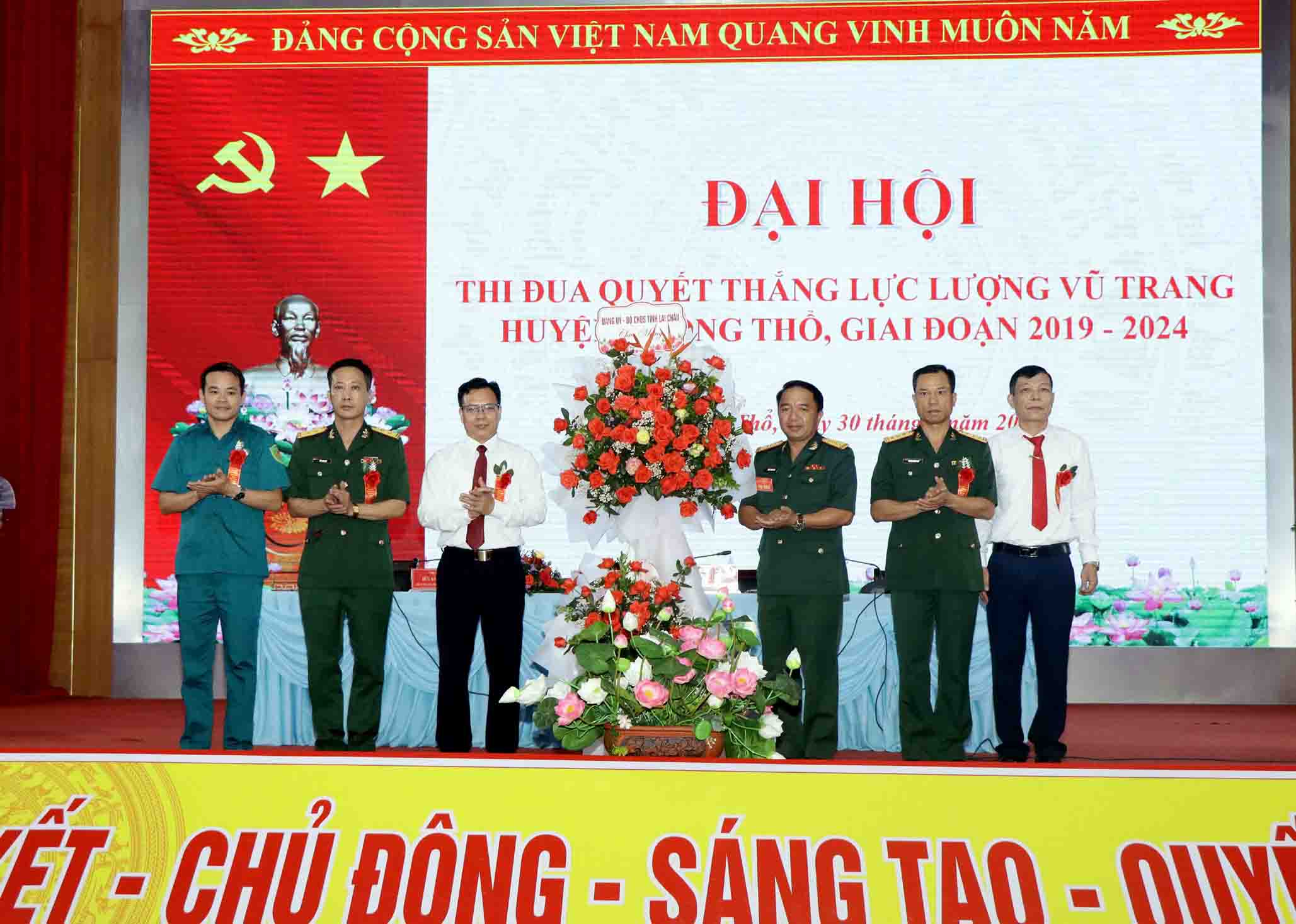 Đại hội Thi đua Quyết thắng lực lượng vũ trang huyện Phong Thổ, giai đoạn 2019-2024