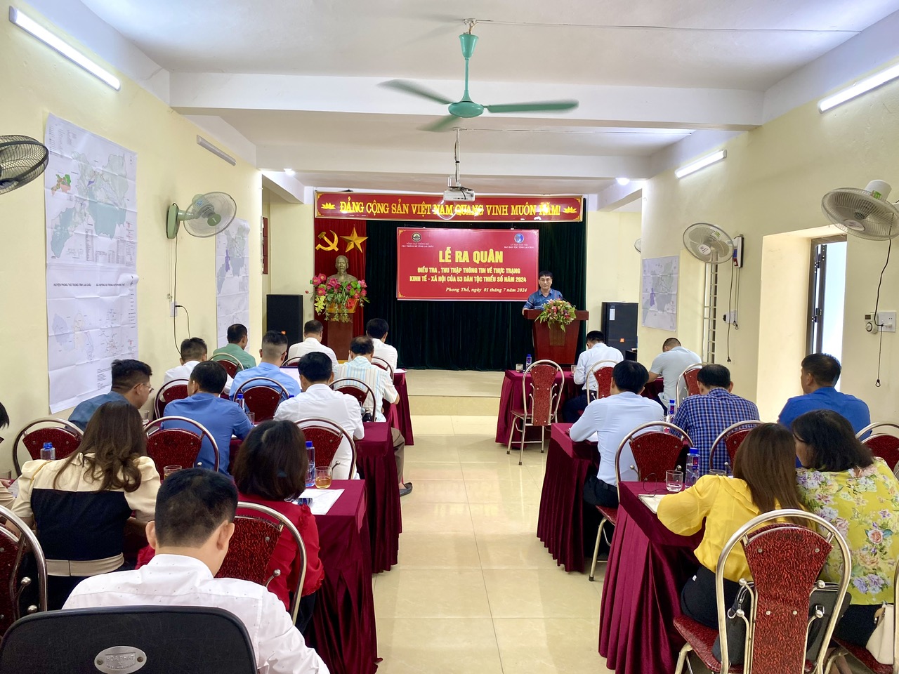 Quang cảnh lễ ra quân.