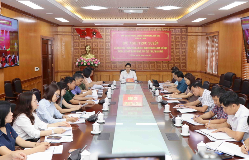 Giao ban 6 tháng đầu năm hoạt động Ban Chỉ đạo phòng, chống tham nhũng, tiêu cực tỉnh, thành phố