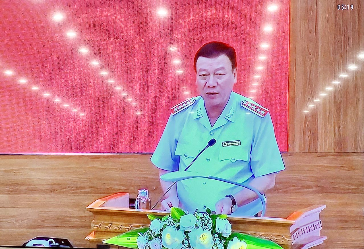 Đồng chí Đoàn Hồng Phong – Tổng Thanh tra Chính phủ phát biểu kết luận hội nghị.