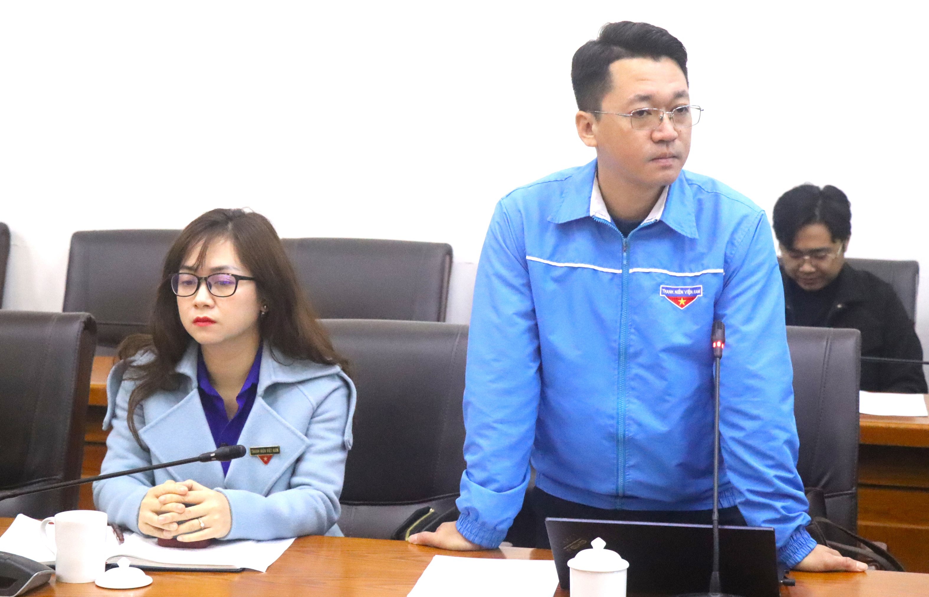 Đại diện huyện Đoàn Mường Tè tham gia ý kiến.