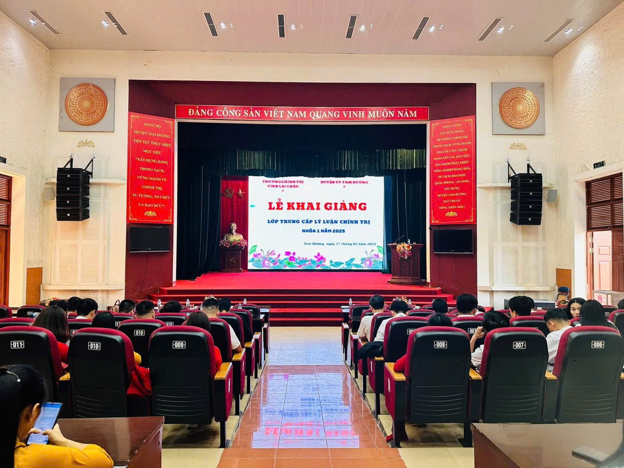 Khai giảng lớp Trung cấp lý luận chính trị khóa 1 năm 2025