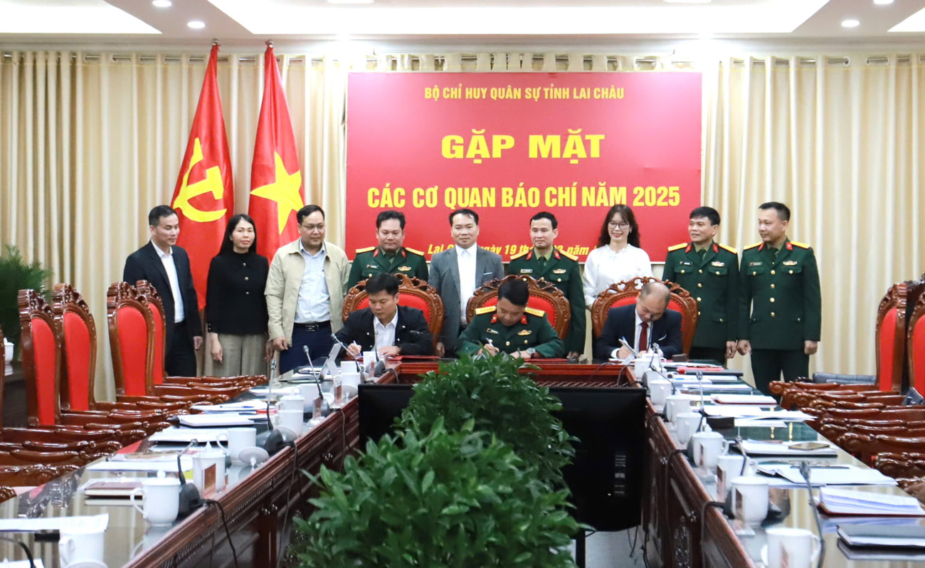 Bộ Chỉ huy Quân sự  tỉnh gặp mặt các cơ quan báo chí năm 2025
