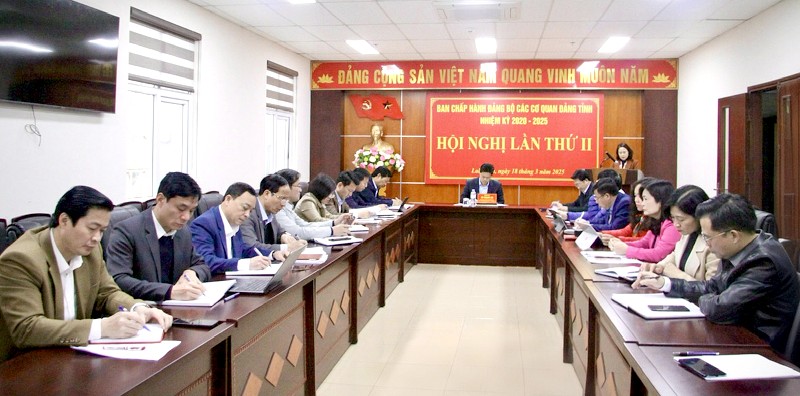 Ban Chấp hành Đảng bộ các cơ quan Đảng tỉnh nhiệm kỳ 2020-2025: Hội nghị lần thứ II