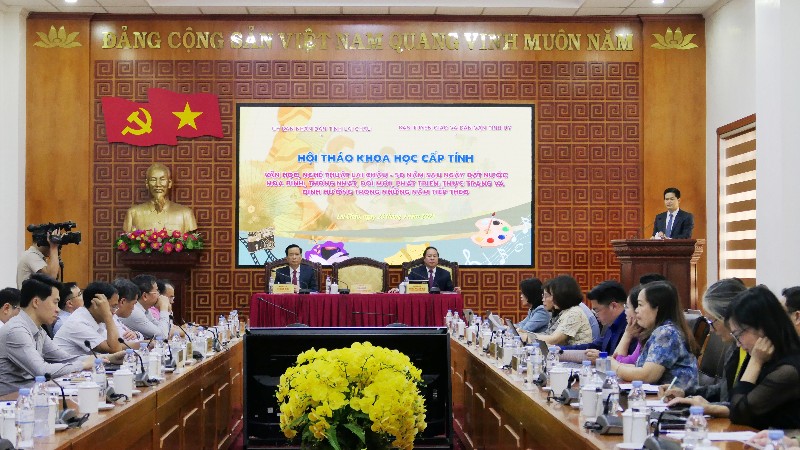 Hội thảo khoa học cấp tỉnh về văn học nghệ thuật Lai Châu – 50 năm Ngày đất nước hòa bình, thống nhất, đổi mới, phát triển