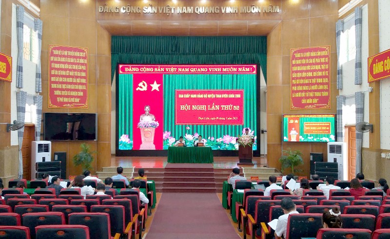 Hội nghị lần thứ 52 Ban Chấp hành Đảng bộ huyện Than Uyên khóa XVIII
