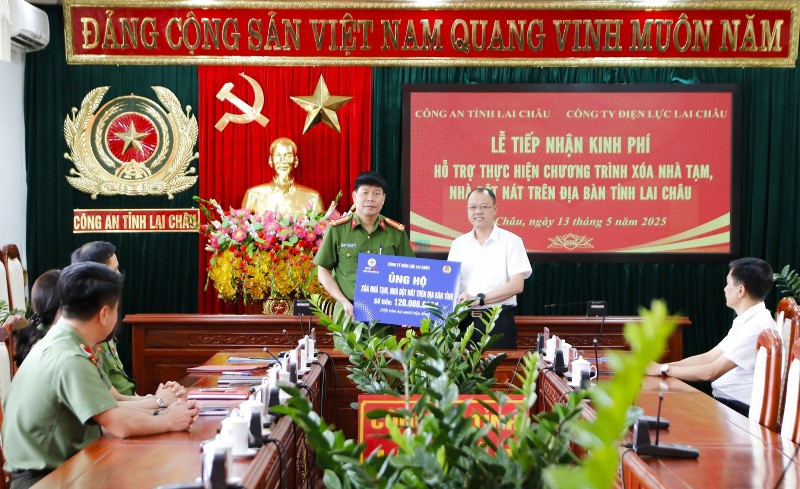 Tổng Công ty Điện lực Miền Bắc chung tay xóa nhà tạm, nhà dột nát trên địa bàn tỉnh Lai Châu