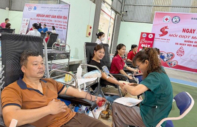 Than Uyên huy động 285 đơn vị máu trong đợt 1 năm 2025