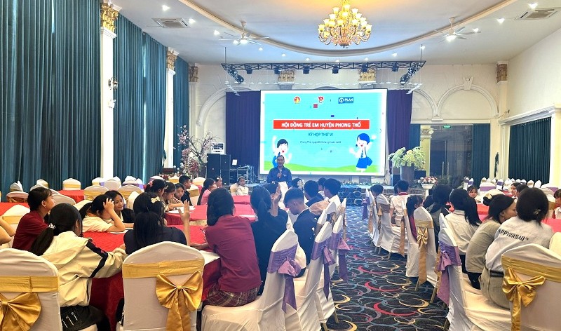 Kỳ họp thứ 6 Hội đồng trẻ em huyện Phong Thổ