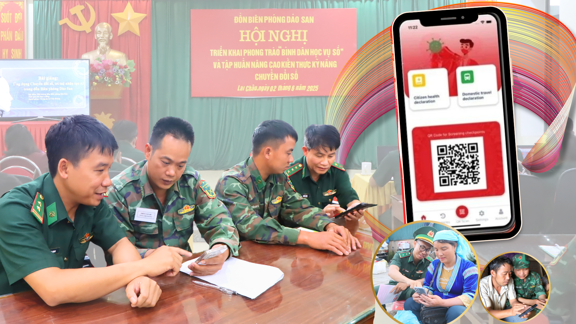 Lính quân hàm xanh với công cuộc chuyển đổi số