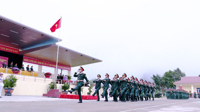 Lễ tuyên thệ chiến sỹ mới năm 2025