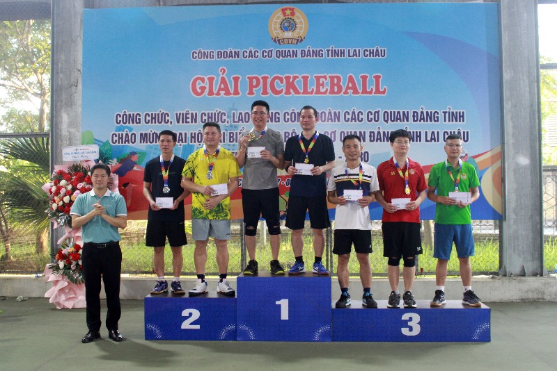 Gần 100 vận động viên tranh tài tại Giải Pickleball công chức, viên chức, lao động Công đoàn các cơ quan Đảng tỉnh