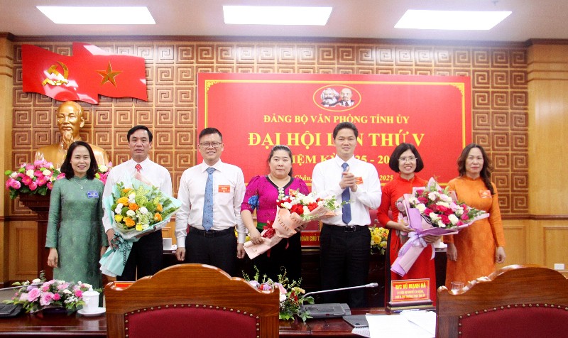 Đảng bộ Văn phòng Tỉnh uỷ: Đại hội lần thứ V, nhiệm kỳ 2025-2030