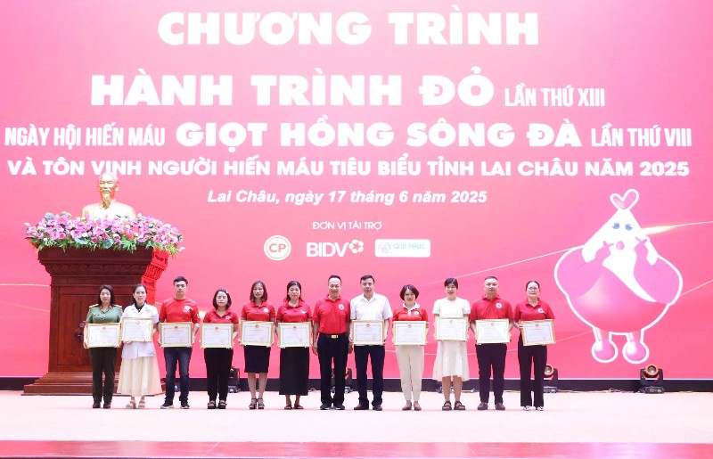 Hành trình đỏ lần thứ XIII, Ngày hội hiến máu "Giọt hồng sông Đà" lần thứ VIII và tôn vinh người hiến máu tiêu biểu năm 2025