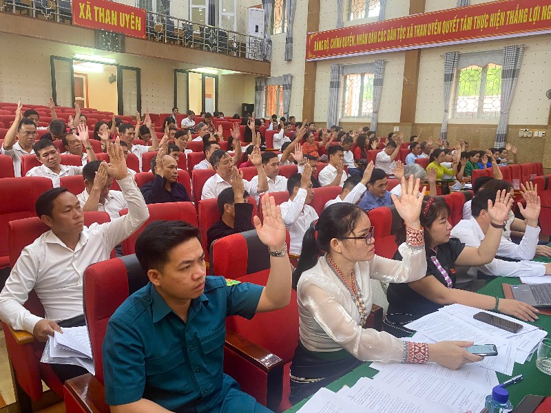 Kỳ họp thứ nhất HĐND xã Than Uyên khoá I, nhiệm kỳ 2021-2026