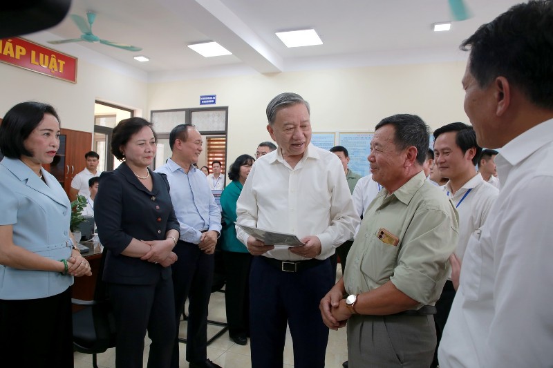 Tổng Bí thư Tô Lâm: Từ nay lãnh đạo cấp cao có nhiều điều kiện đến gần dân hơn