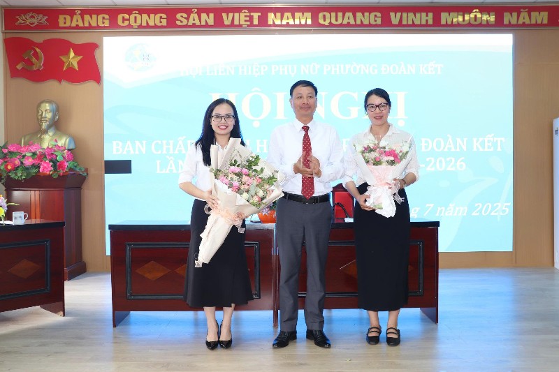 Hội nghị Ban Chấp hành Hội Liên hiệp Phụ nữ phường Đoàn Kết lần thứ nhất