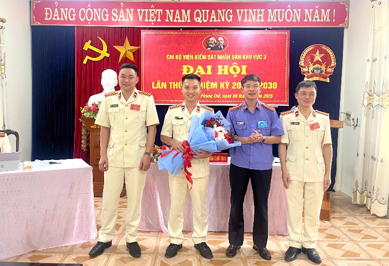 Chi bộ Viện Kiểm sát nhân dân khu vực 3 Đại hội lần thứ I, nhiệm kỳ 2025 - 2030
