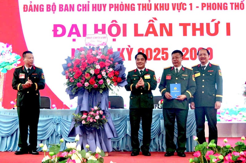 Đảng bộ Ban Chỉ huy Phòng thủ khu vực 1 - Phong Thổ: Đại hội lần thứ I, nhiệm kỳ 2025-2030