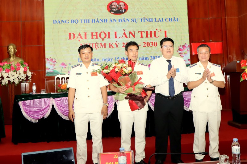Đại hội Đảng bộ Thi hành án Dân sự tỉnh lần thứ I, nhiệm kỳ 2025-2030
