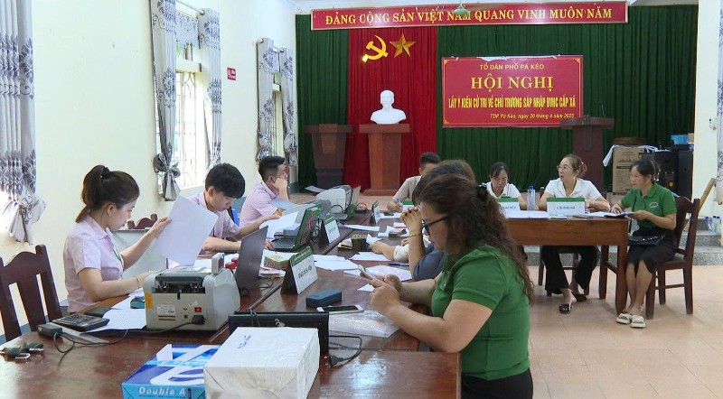 Duy trì điểm giao dịch tín dụng chính sách