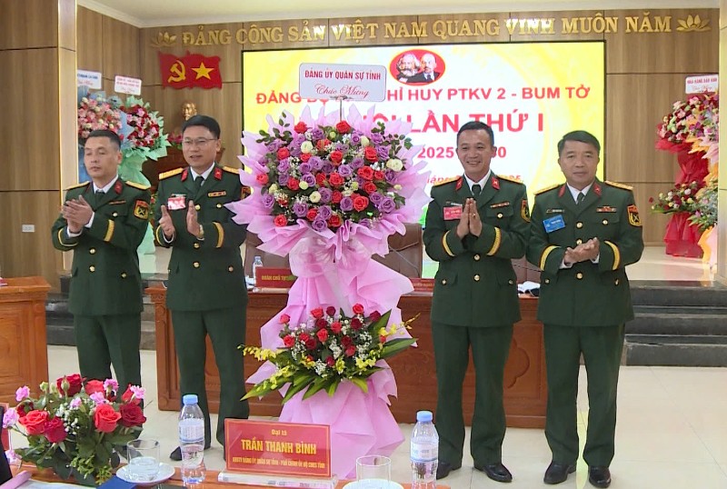 Đảng bộ Ban Chỉ huy Phòng thủ khu vực 2 - Bum Tở Đại hội lần thứ I, nhiệm kỳ 2025 - 2030